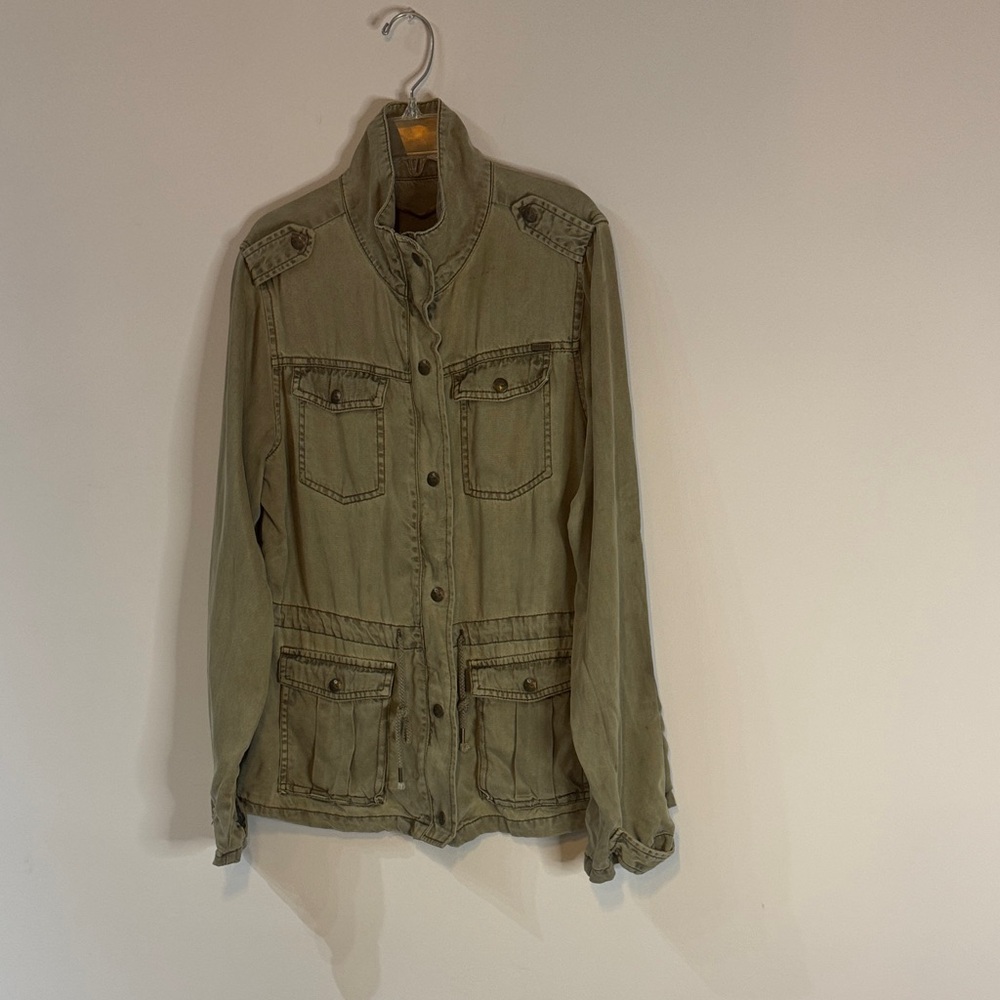 Max Jeans Khaki Utility Jacket